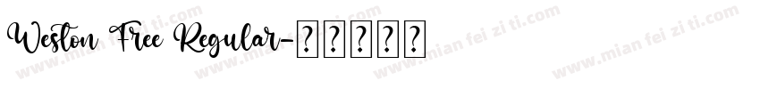 Weston Free Regular字体转换
